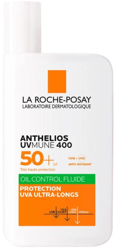 La Roche-Posay Anthelios UVMune 400 Apsauga nuo saulės Lotion For Face SPF 50+ apsauginis fluidas nuo saulės veidui, 50 ml