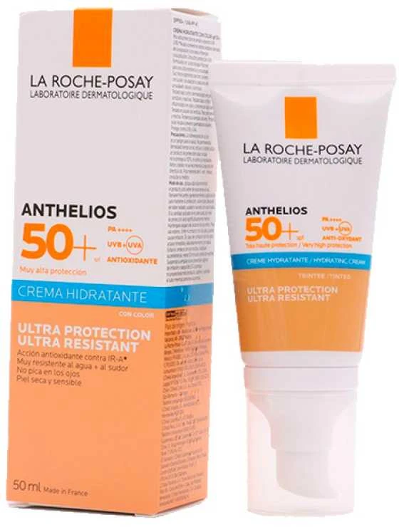 La Roche-Posay Anthelios UVMune 400 Hydrating Kreminis SPF 50+ apsauginis kremas nuo saulės jautriai veido odai, 50 ml