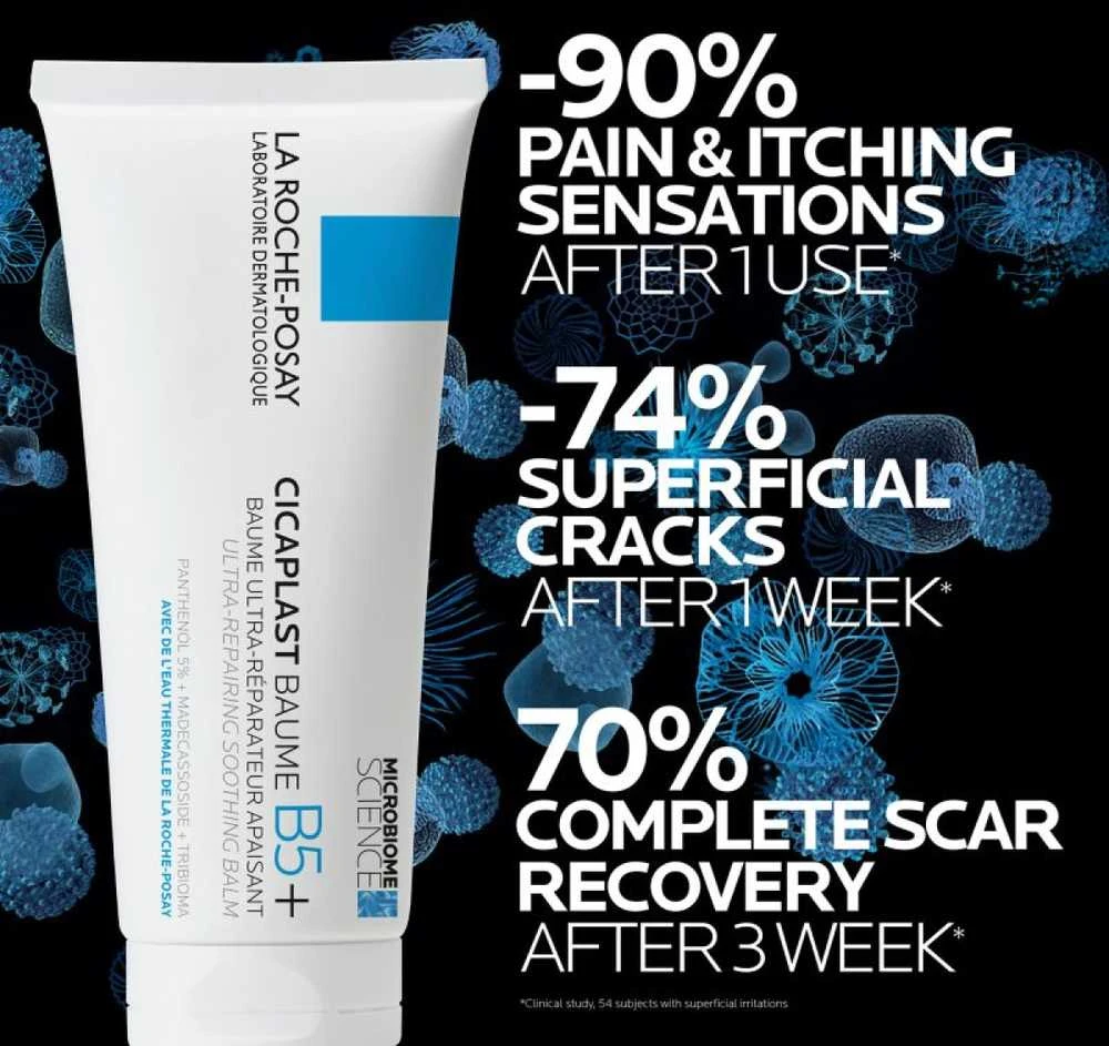 La Roche-Posay Cicaplast Baume B5+ Atkuriamasis kūno ir veido balzamas, 40 ml