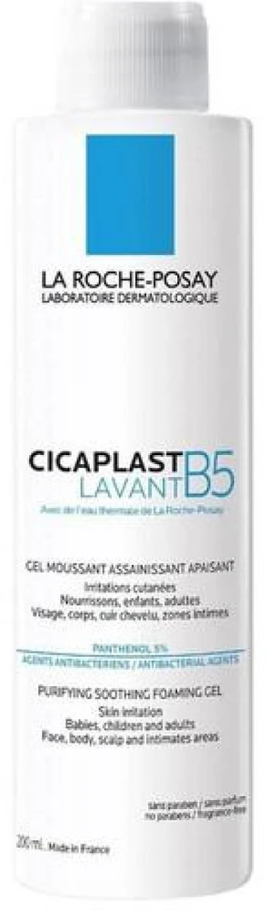 La Roche Posay Cicaplast Lavant B5 švelnus putuojantis veido ir kūno prausiklis, 200 ml