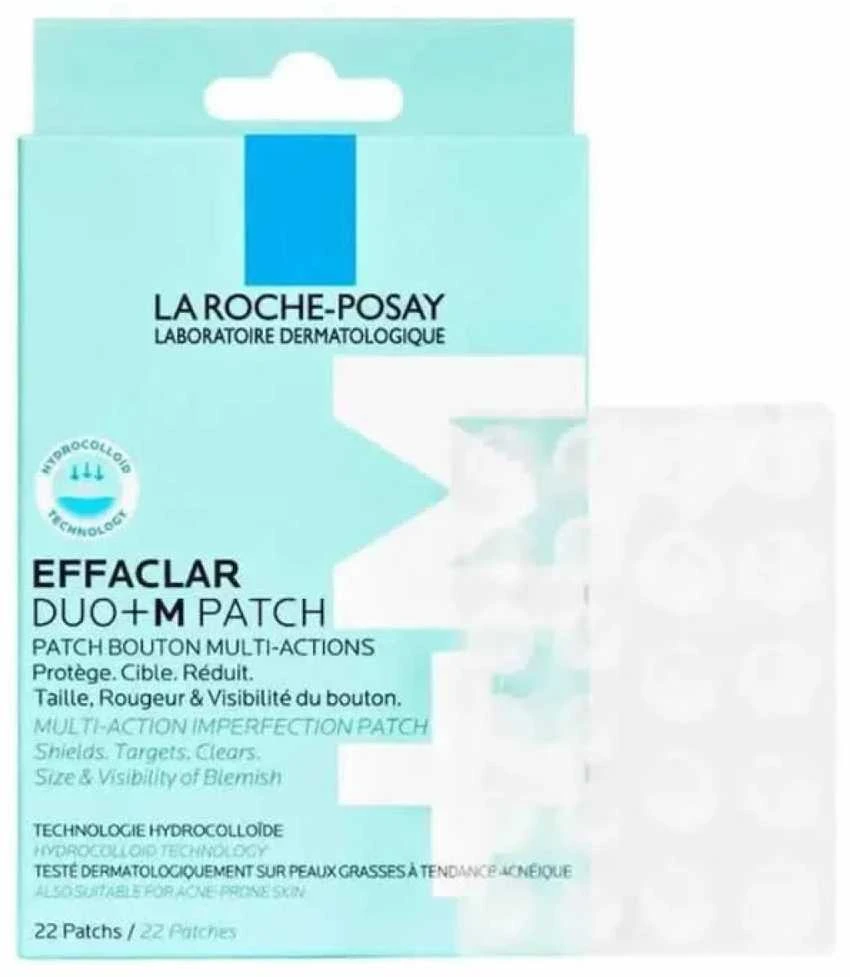 La Roche Posay Effaclar Duo+M Multi-Action Imperfection Patch pleistrai spuogams, 22 vnt.
