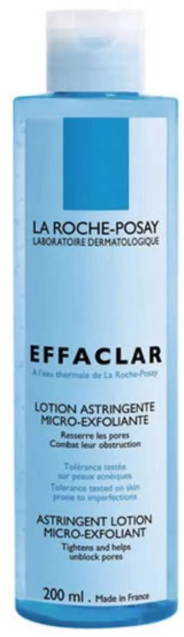La Roche-Posay Effaclar Astringent Lotion Sutraukiantis losjonas riebiai ir probleminei odai, 200 ml