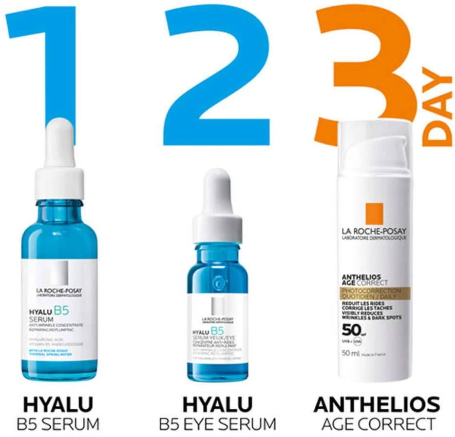 La Roche Posay Hyalu B5 Eye Serum paakių serumas nuo raukšlių su hialurono rūgštimi, 15 ml