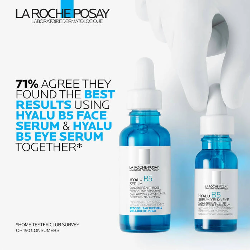 La Roche Posay Hyalu B5 Eye Serum paakių serumas nuo raukšlių su hialurono rūgštimi, 15 ml