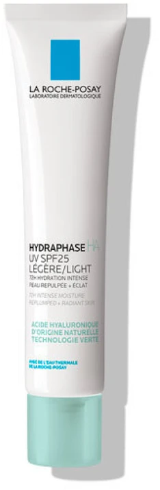 La Roche Posay Hydraphase HA UV SPF 25 Light Kreminis apsauginis drėkinamasis veido kremas, 40 ml