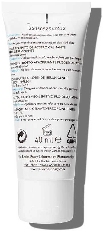 La Roche Posay Kerium DS Kreminis raminamasis veido kremas, 40 ml
