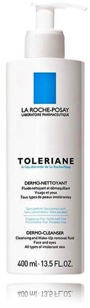 La Roche-Posay La Roche Toleriane Dermo-Valiklis akių ir veido makiažo valiklis sausai ir jautriai odai, 400 ml