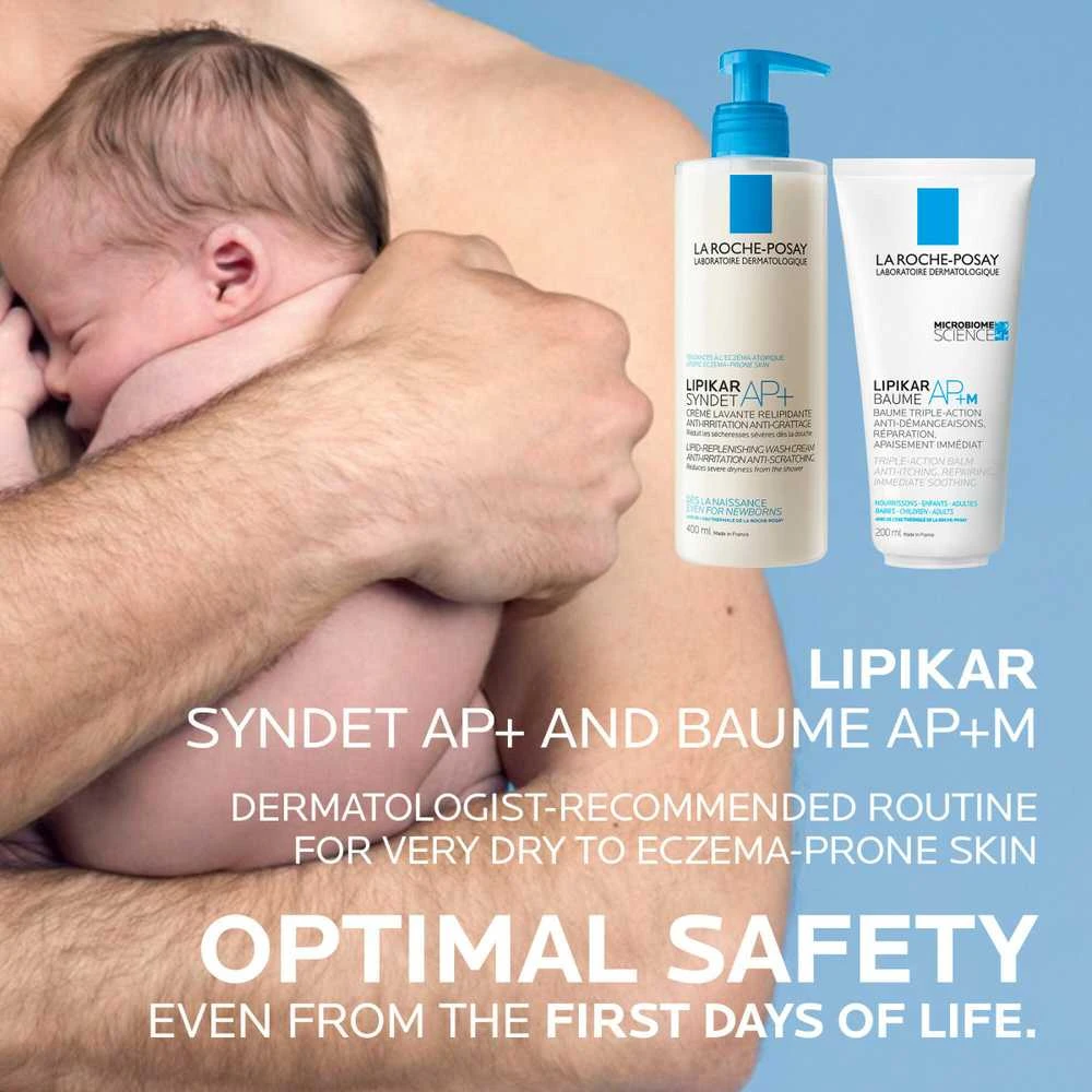 La Roche-Posay Lipikar AP+ M veido ir kūno balzamas, eko pakuotė, 200 ml