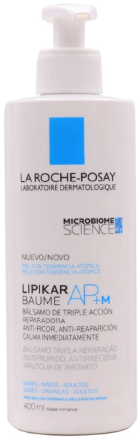 La Roche Posay Lipikar Baume AP+ Balzamas sausai ir atopinio dermatito pažeistai odai, 400 ml