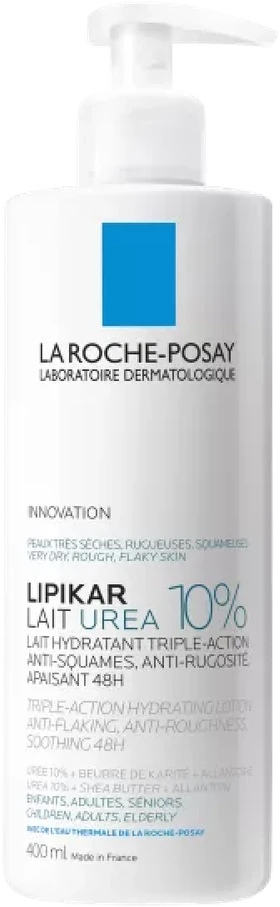 La Roche-Posay Lipikar Lait Urea 10% Drėkinamasis kūno losjonas, 400 ml
