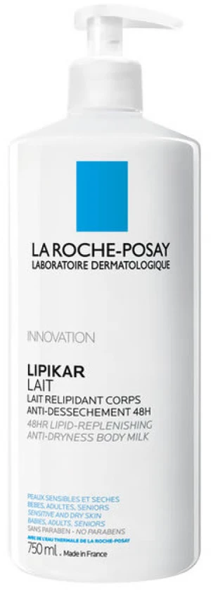 La Roche Posay Lipikar Replenshing Body Milk 48h drėkinamasis kūno pienelis, 750 ml