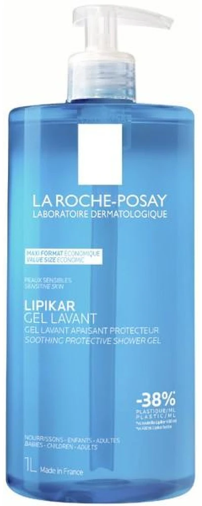 La Roche-Posay Lipikar valomasis dušo želė, 1000 ml