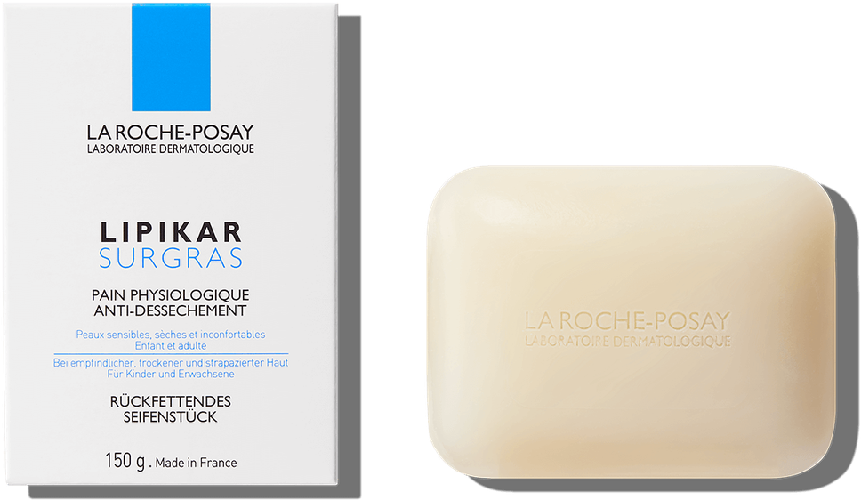 La Roche Posay LipikarLipid Enriched Cleansing Bar muilas sausai odai, 150 g