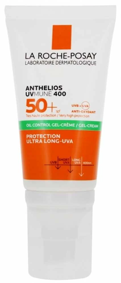 La Roche Posay Matinis apsauginis gelinis kremas SPF 50+ Anhelios UVMune 400 (Oil Control Gel Kreminis) 50 ml