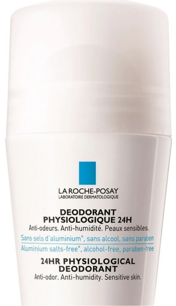 La Roche Posay Physiological Deodorant 24h Roll On rutulinis dezodorantas, 40 ml