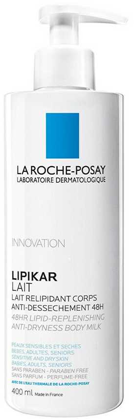 La Roche Posay Relicant Losjonas kūnui skirta sausai odai 48H Lipikar Lait (Anti Dryness Body Milk), 400 ml