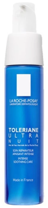 La Roche Posay Toleriane Dermalergo Night naktinis kremas jautriai veido odai, 40 ml