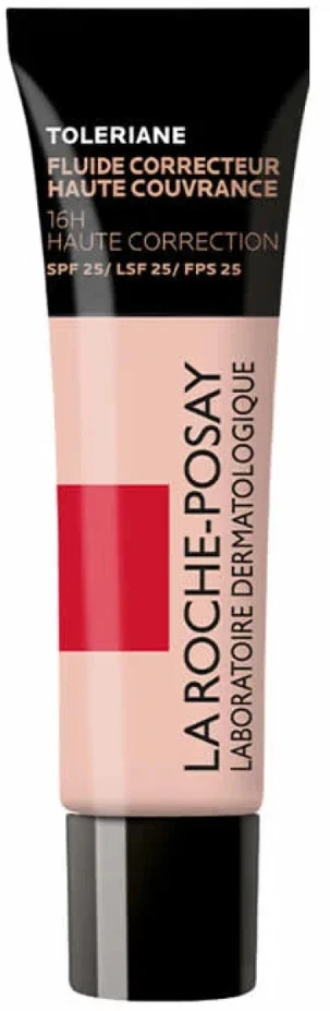 „La Roche Posay Toleriane“ pilnai padengiantis makiažo pagrindas SPF 25, 16 Halé, 30 ml