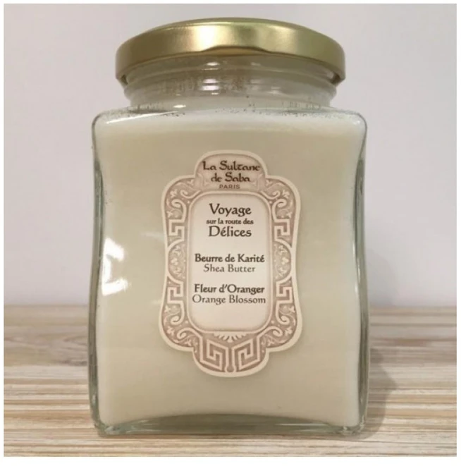 La Sultane de Saba Fleur d’Oranger-Oranžinis Blossom Shea butter taukmedžio sviestas, 300g