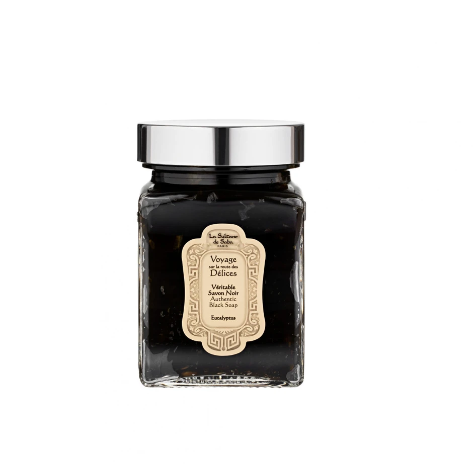 La Sultane de Saba Hamam Rituals Eucalyptus Juodas Soap juodasis muilas su eukaliptu, 300g
