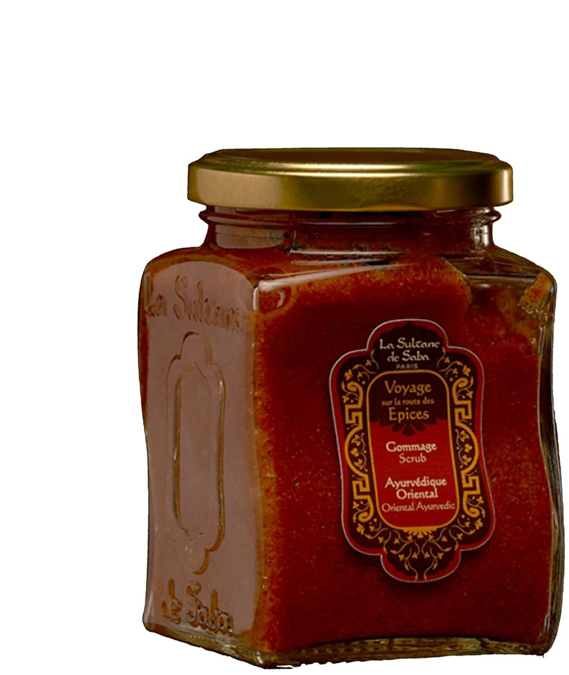 La Sultane de Saba Oriental Ayurvedic Scented Scrub arjuvedinis kūno šveitiklis 300g