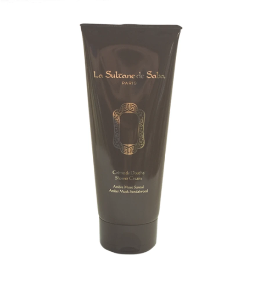 La Sultane de Saba Voyage en Orient Shower Kreminis gintaro, muskuso, santalmedžio kvapo dušo kremas, 200 ml