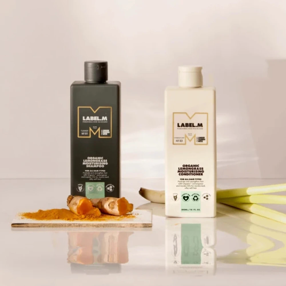 Label.m Organic Lemongrass Moisturising Conditioner drėkinantis kondicionierius, 300 ml