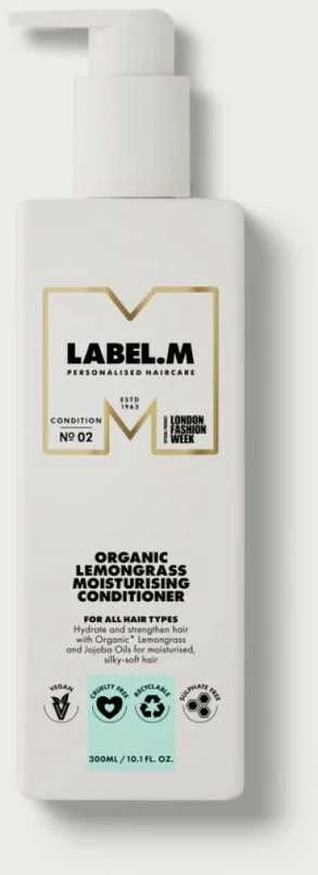Label.m Organic Lemongrass Moisturising Conditioner drėkinantis kondicionierius, 300 ml