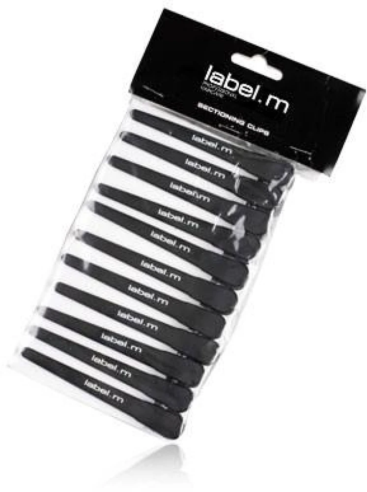 label.m Sectioning Clips / Pinety plaukų segtukai, 12 vnt.