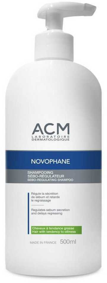 Laboratoire ACM Novophane Hair Treatment Šampūnas For Regulation Of Excessive Sebum For Oily Hair, 500 ml