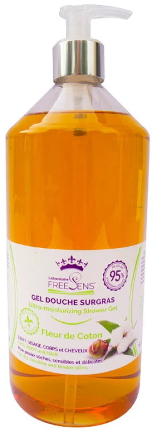 Laboratoire Freesens Freesens Dušo želė & Šampūnas 2-In-1 Cotton Flower, 1000 ml