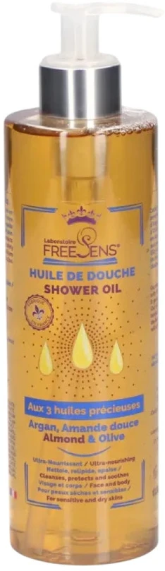 Laboratoire Freesens Freesens Natural Ingredients Aromatic Cleansing & Moisturising Shower Oil Body All Skin Types, 400 ml