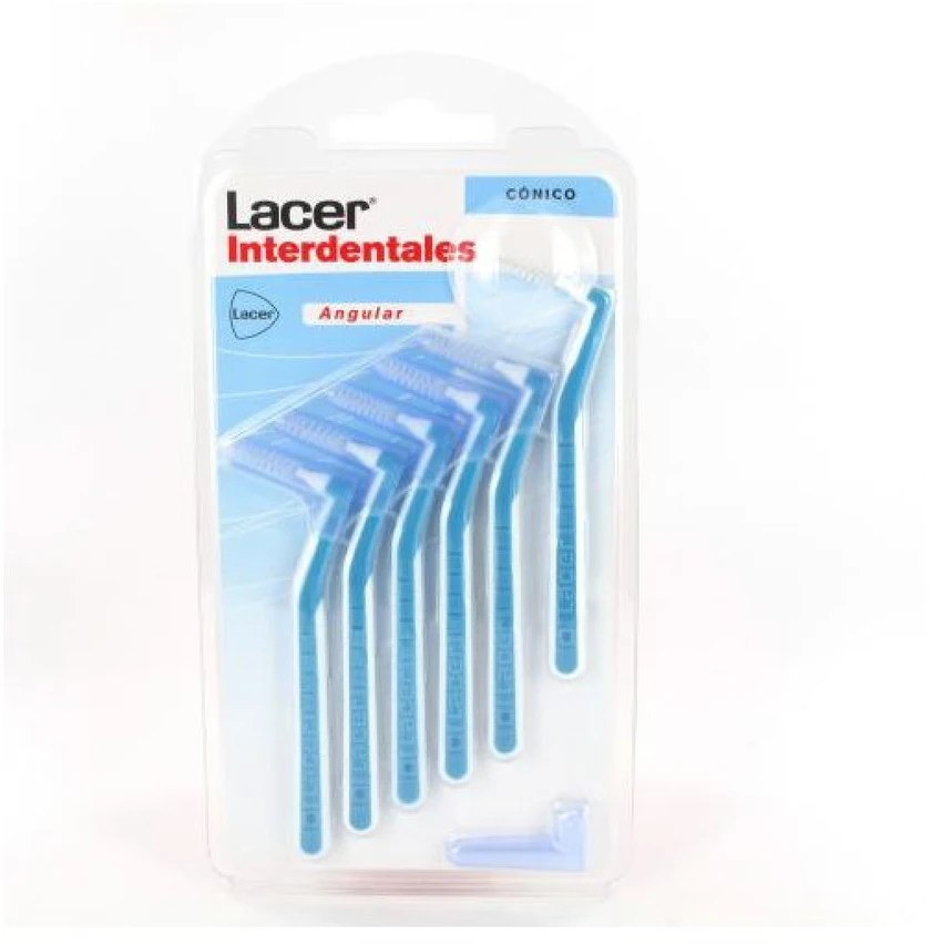 "Lacer" tarpdantinis kampinis cilindrinis kūginis šepetėlis 6 vnt