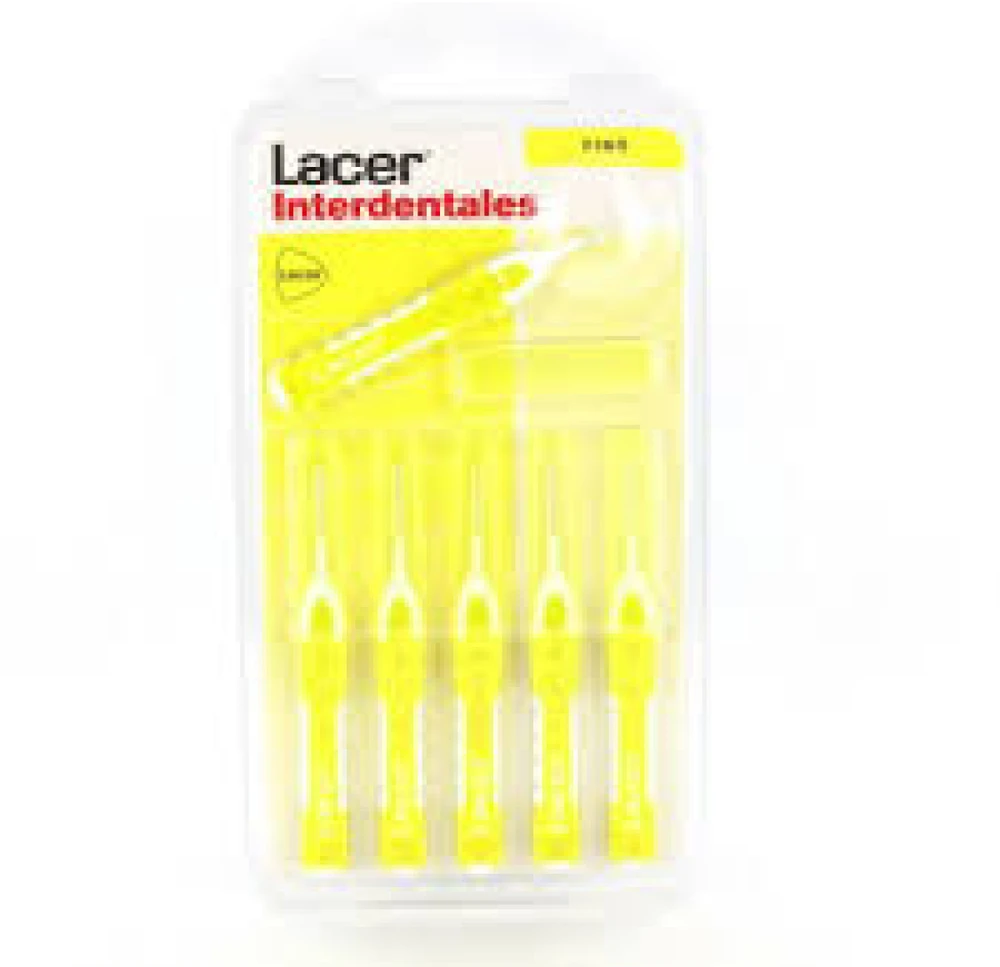 "Lacer Interdental Fine Straight" dantų priežiūra 6 U