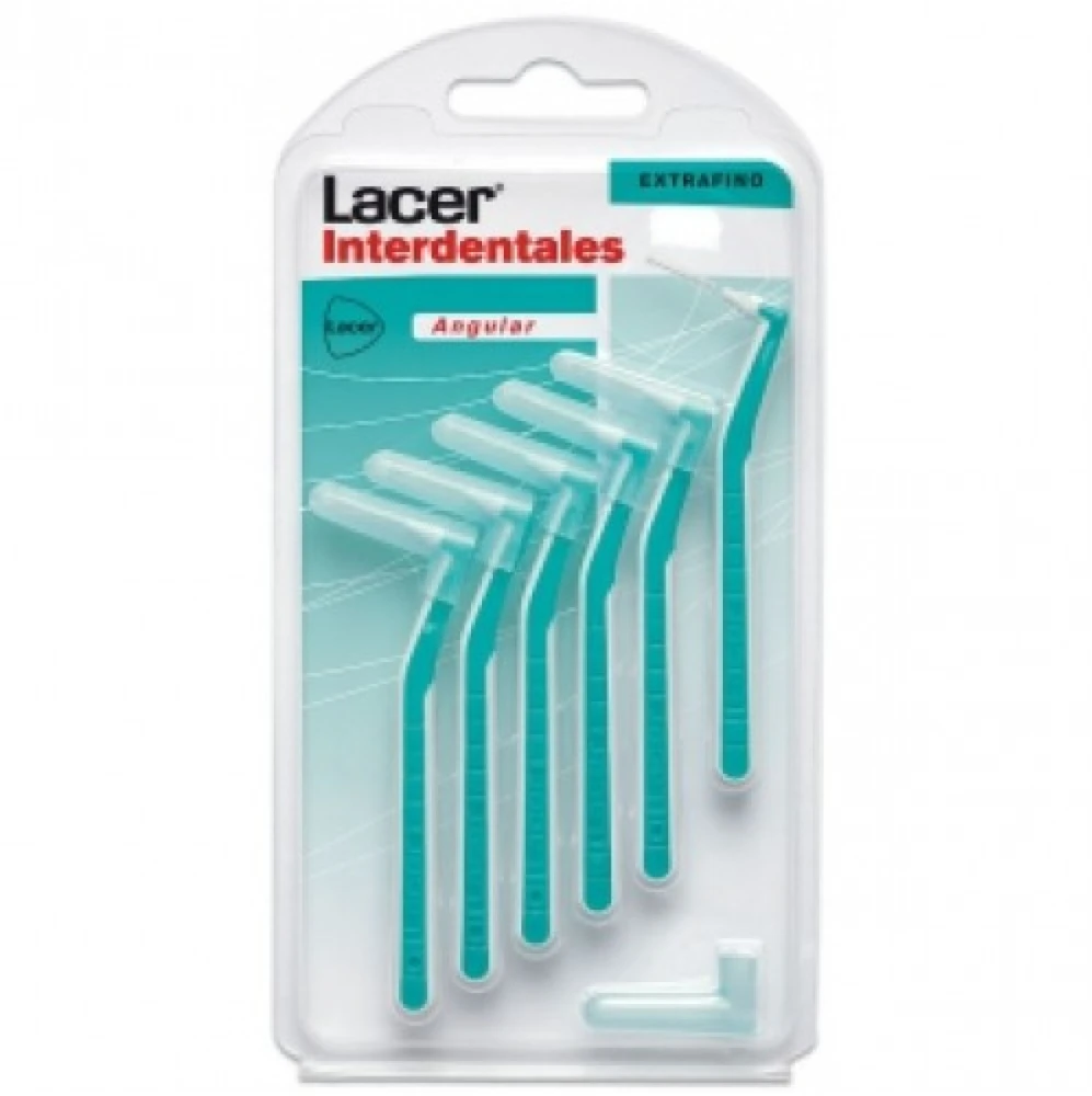 Lacer tarpdančių šepetėlis Lacer Žalias Extrathin 0,6 mm