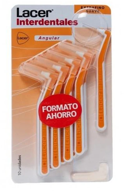 Lacer™ tarpdančių minkštos, ypač plonos, kampuotos, 10 vnt.