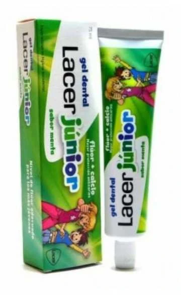 "Lacer Junior" dantų gelis "Mint" 75ml