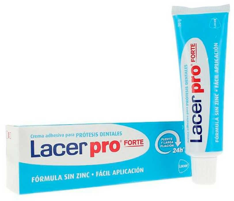 "Lacer Pro Forte" dantų protezų klijai 40g