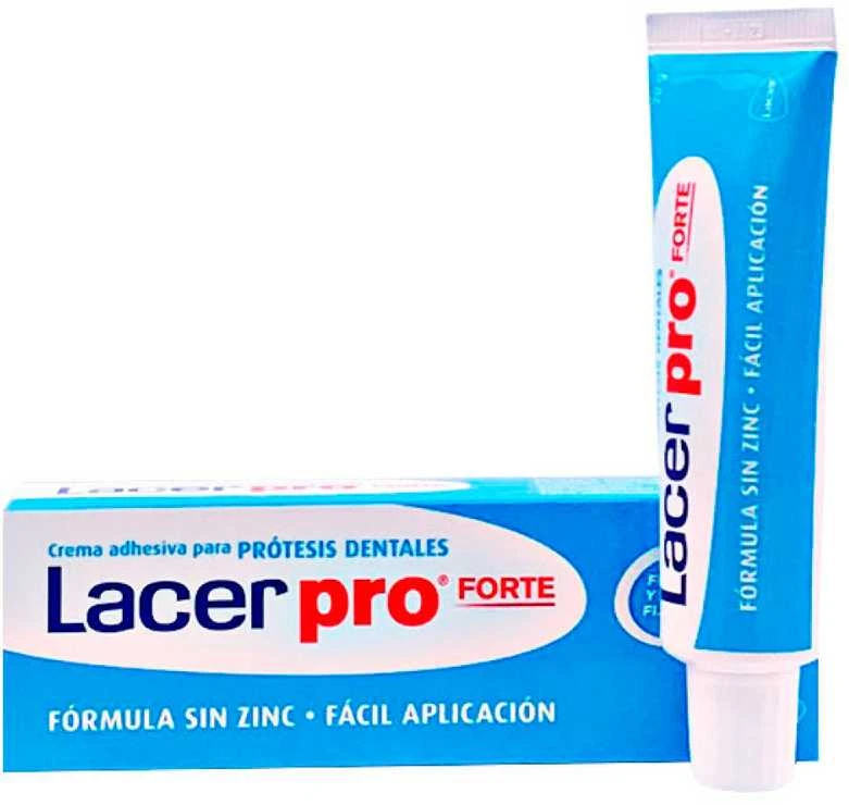 Dantų šepetėlis "Lacer Pro Forte" dantų protezų klijai 70g
