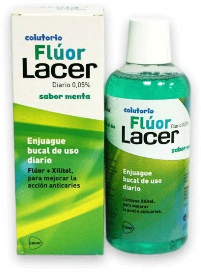 Lacer™ Fluoride Mint burnos skalavimo skystis 500ml