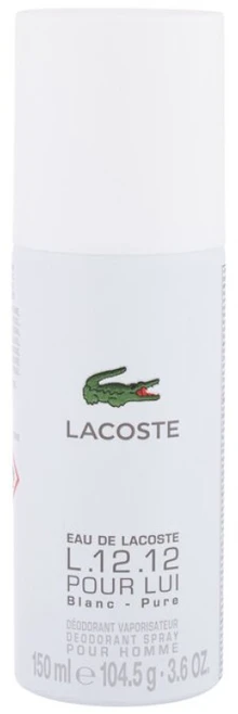 Lacoste Eau de Lacoste L.12.12 Blanc Dezodorantas vyrams, 150 ml