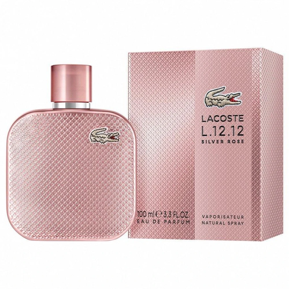 Lacoste L.12.12 Sidabrinis Rose EDP parfumuotas vanduo moterims, 100 ml
