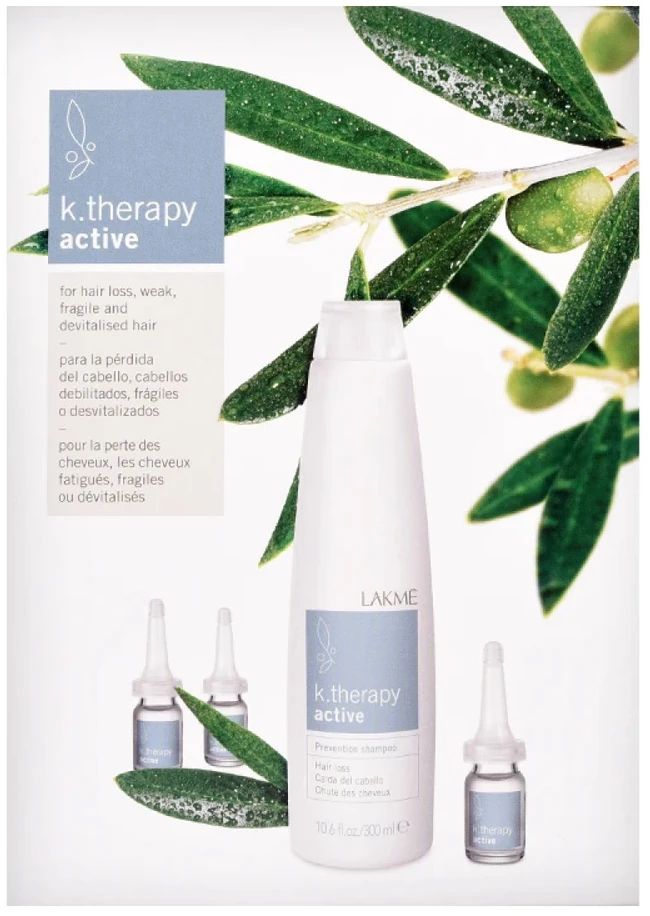 „Lakme“ aktyviosios kaukės „K.Therapy“ rinkinys, 300 ml + 8 x 6 ml