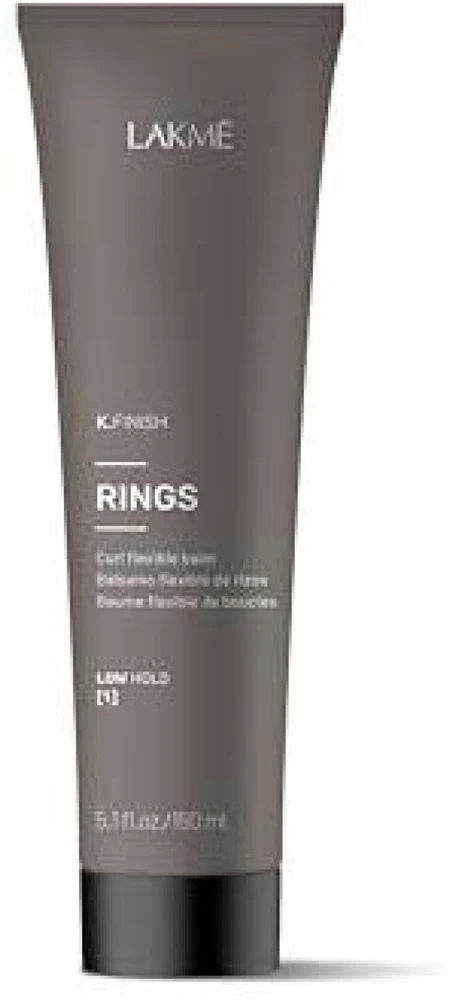 Lakmé K.Finish Rings Curl Flexible Balm balzamas garbanotiems ir banguotiems plaukams, 150 ml