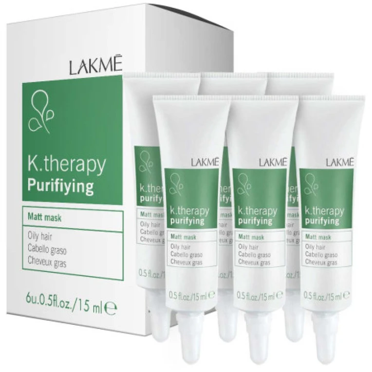 Lakme K.Therapy valomoji matinė kaukė 6 vnt., 15 ml