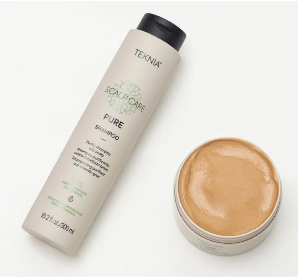Lakme Šampūnas plaukams Teknia Scalp Care Pure Šampūnas, giliai valantis, reguliuojantis sebumo išsiskyrimą, 300 ml
