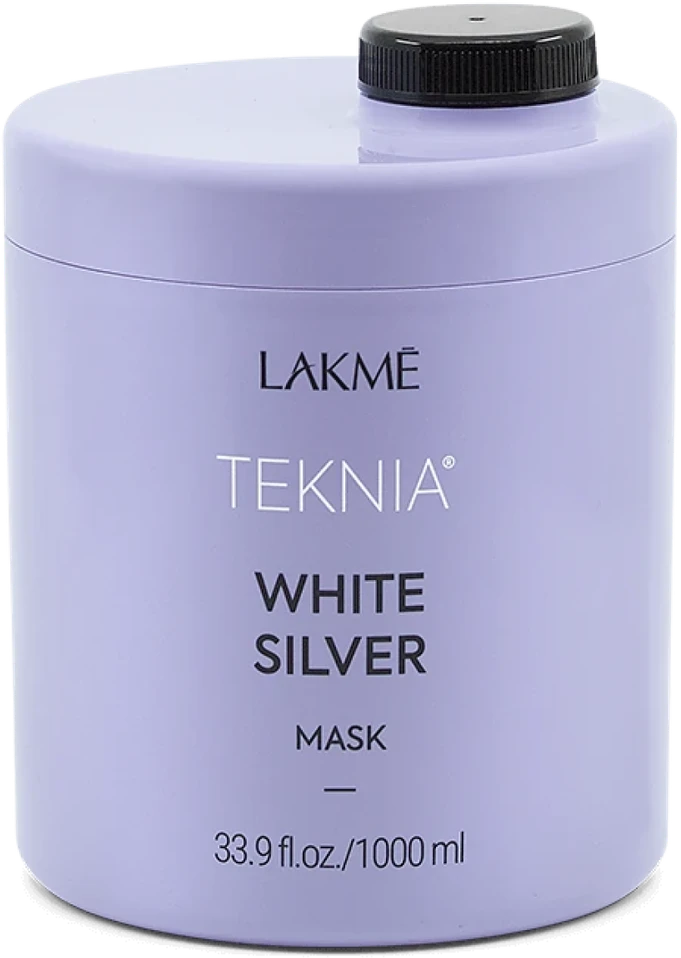 Lakme Teknia Baltas Sidabrinis Mask, 1000 ml