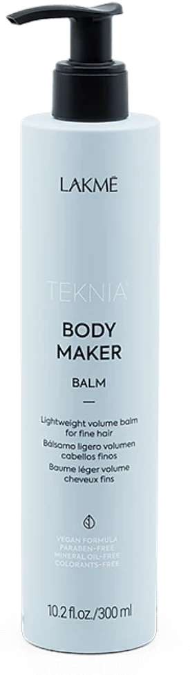 „Lakme Tkn“ kūno priežiūros priemonė mažmeninei pakuotei: šampūnas, 300 ml + balzamas, 300 ml + purškiklis, 300 ml