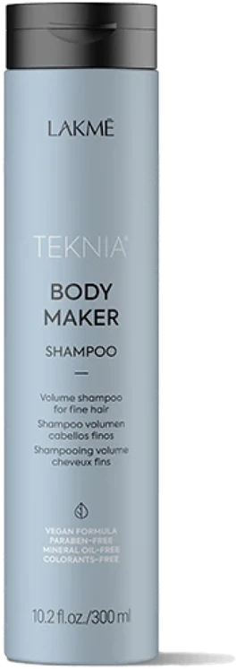 „Lakme Tkn“ kūno priežiūros priemonė mažmeninei pakuotei: šampūnas, 300 ml + balzamas, 300 ml + purškiklis, 300 ml