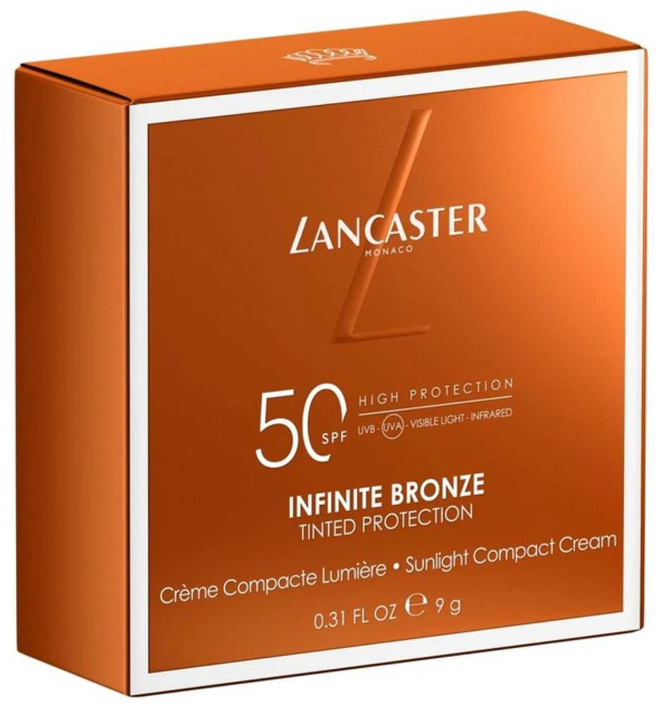 Lancaster Infinite Bronze Sunlight Compact kreminė pudra SPF 50 bronzantai, 9 g